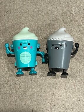Lot Of 2 Wendy's Frosty Frights - Chilly Gilly And Franken grey variant